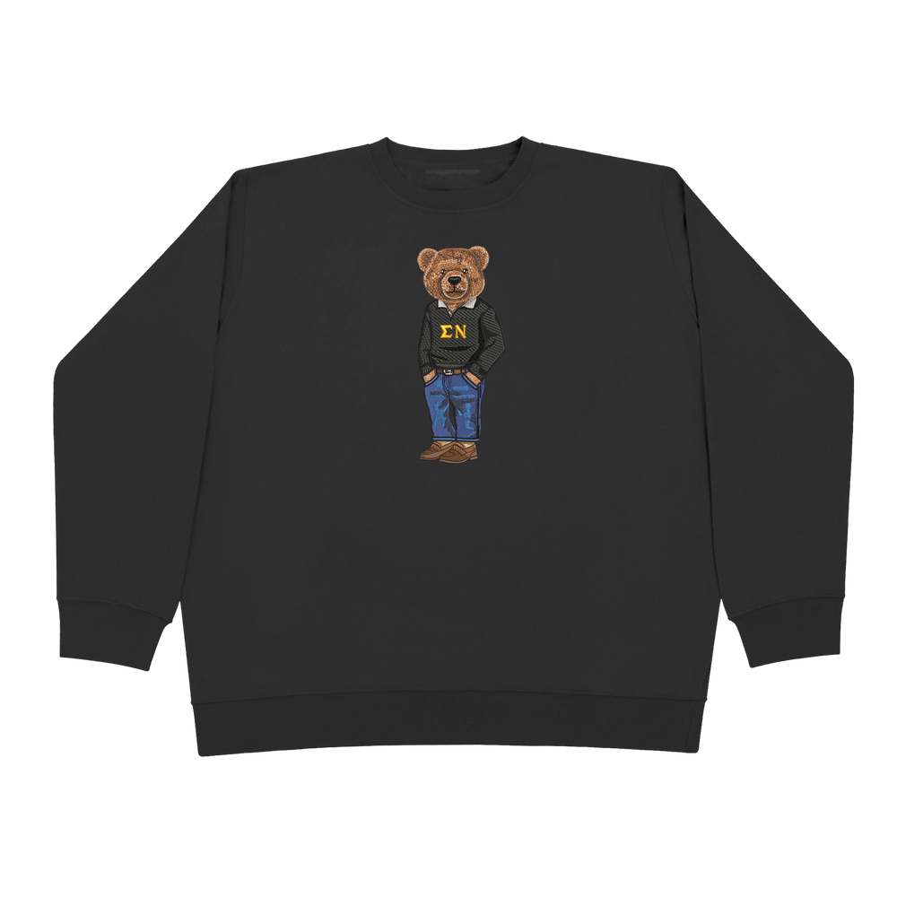 
                      
                        ΣΝ Bear Original Embroidered Crewneck
                      
                    