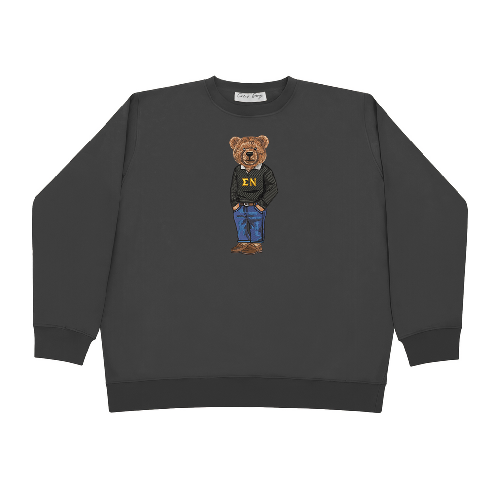 
                      
                        ΣΝ Bear Original Embroidered Crewneck
                      
                    