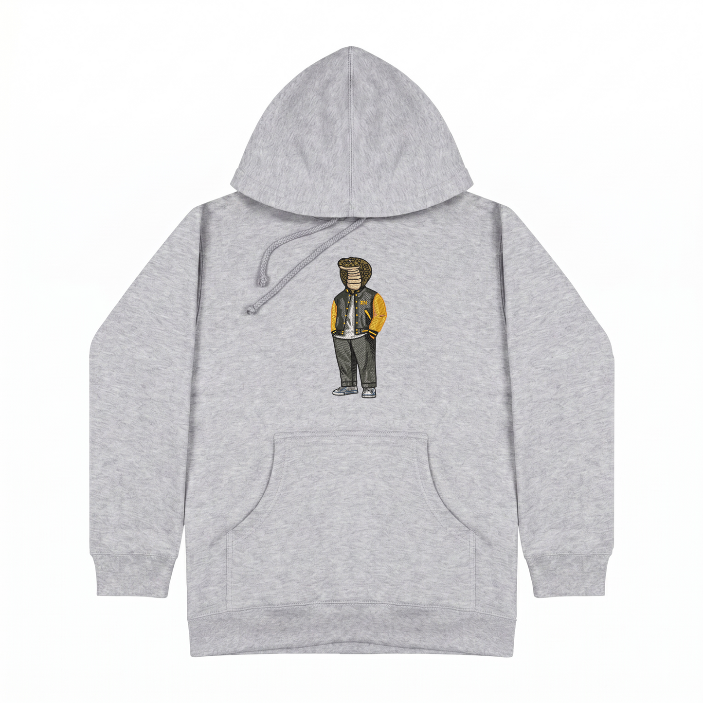 Sigma Nu Snake Bucket Hat Embroidered Hoodie