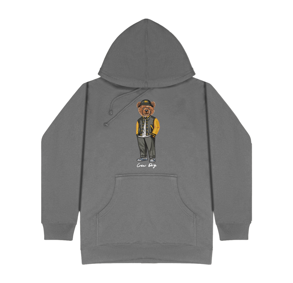 ΣΝ Bear Bucket Hat Embroidered Hoodie