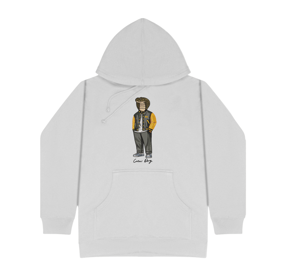 ΣΝ Snake Bucket Hat Embroidered Hoodie