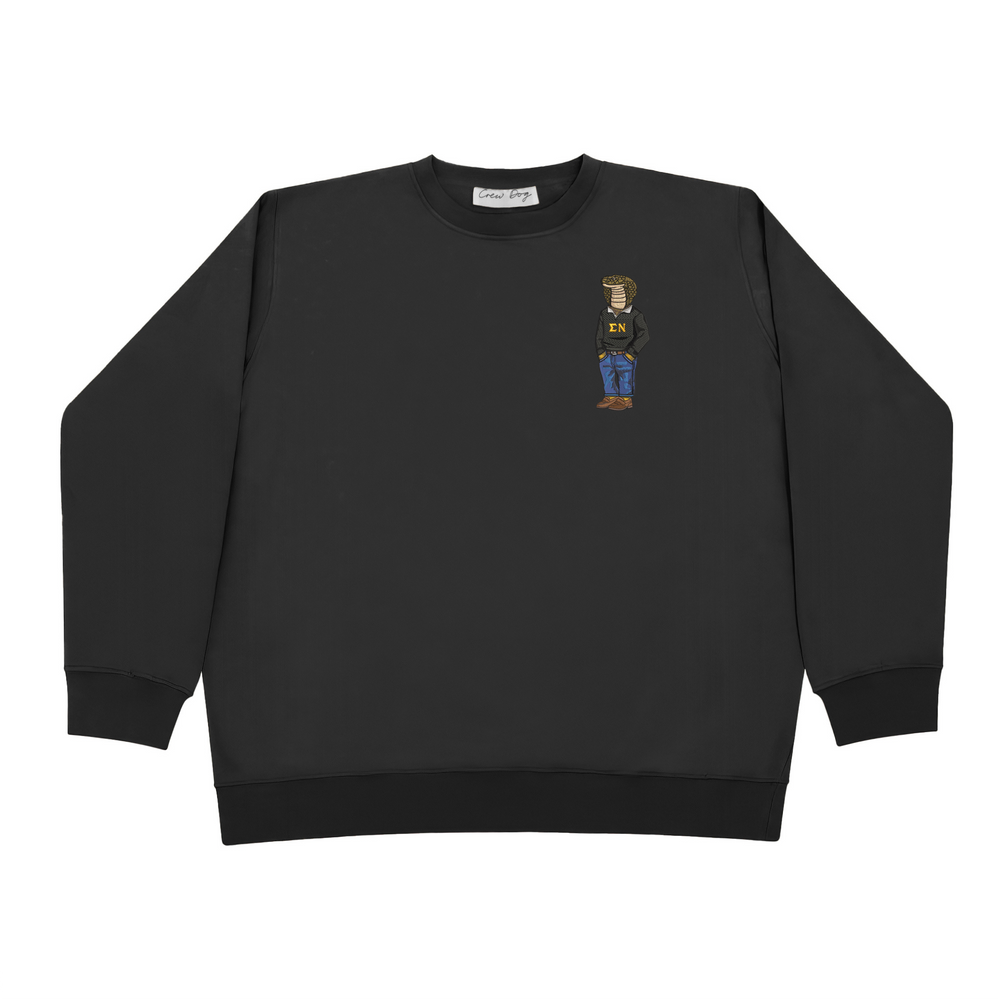 
                      
                        ΣΝ Snake Original Embroidered Crewneck
                      
                    