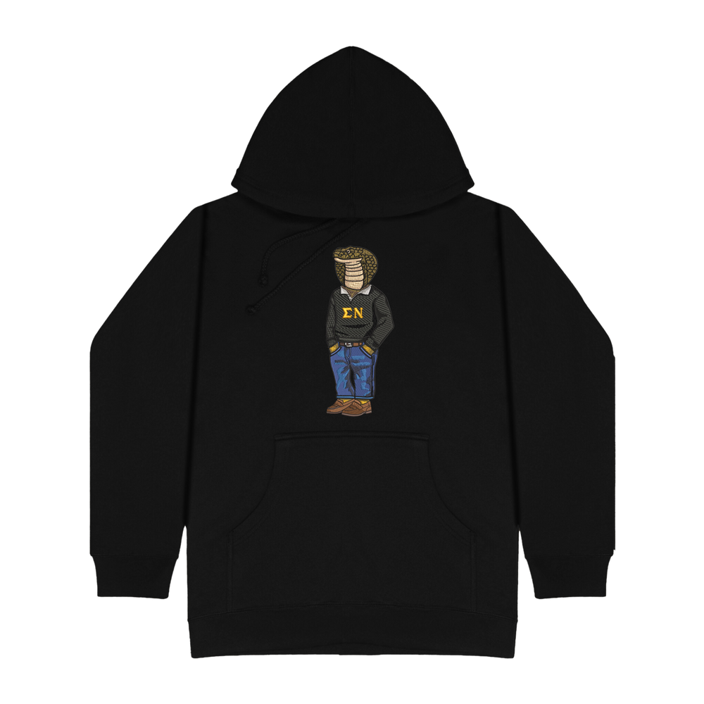 
                      
                        ΣΝ Snake Original Embroidered Hoodie
                      
                    