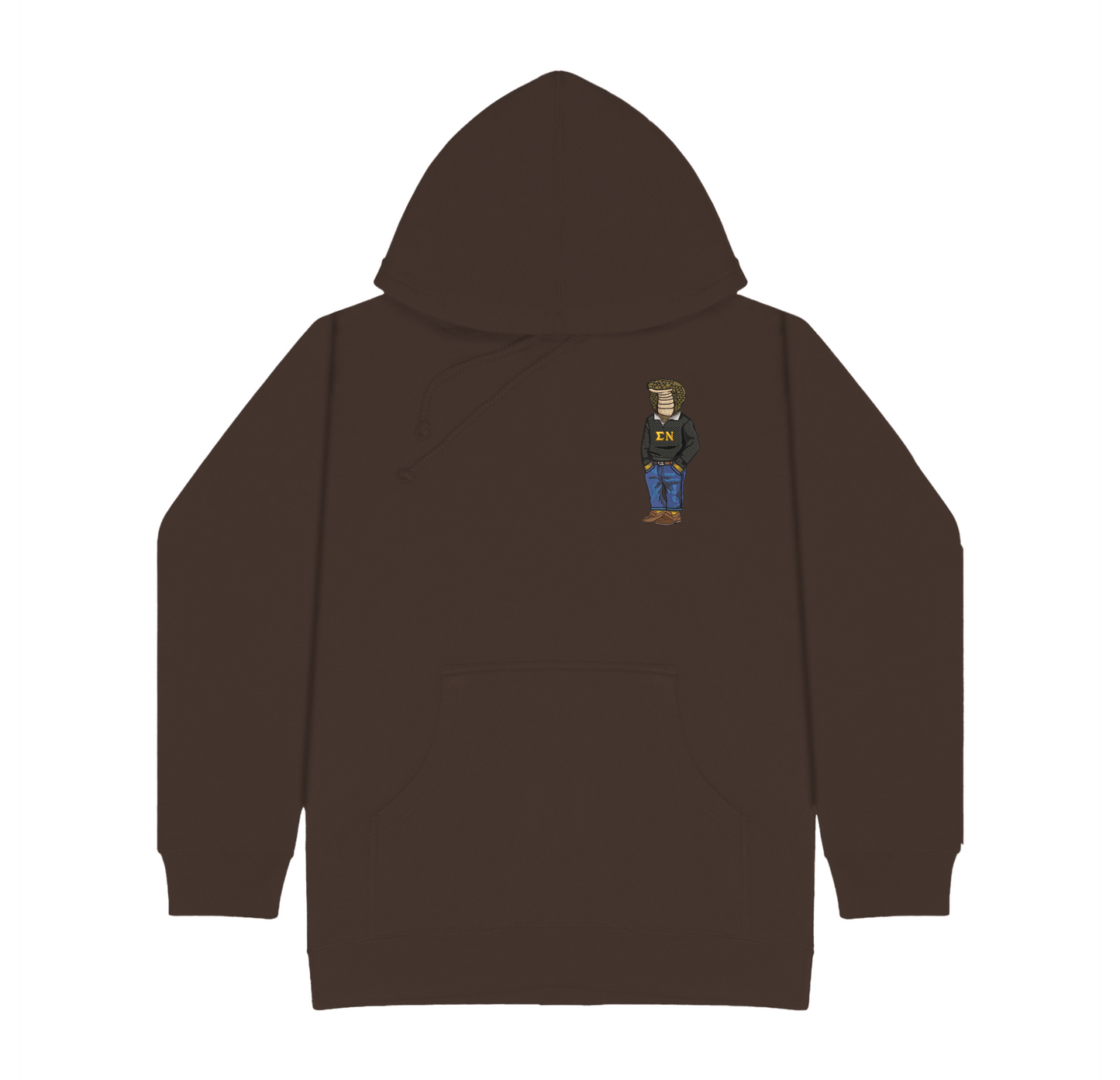 ΣΝ Snake Original Embroidered Hoodie