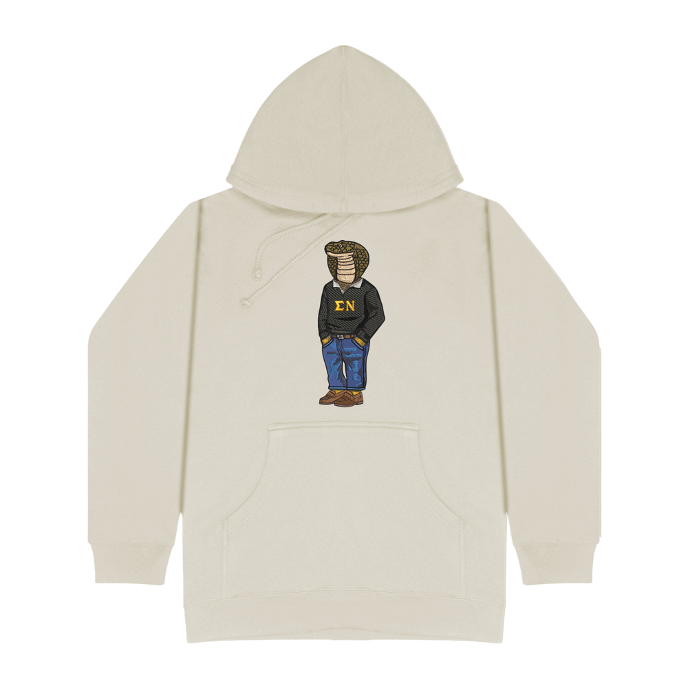 
                      
                        ΣΝ Snake Original Embroidered Hoodie
                      
                    