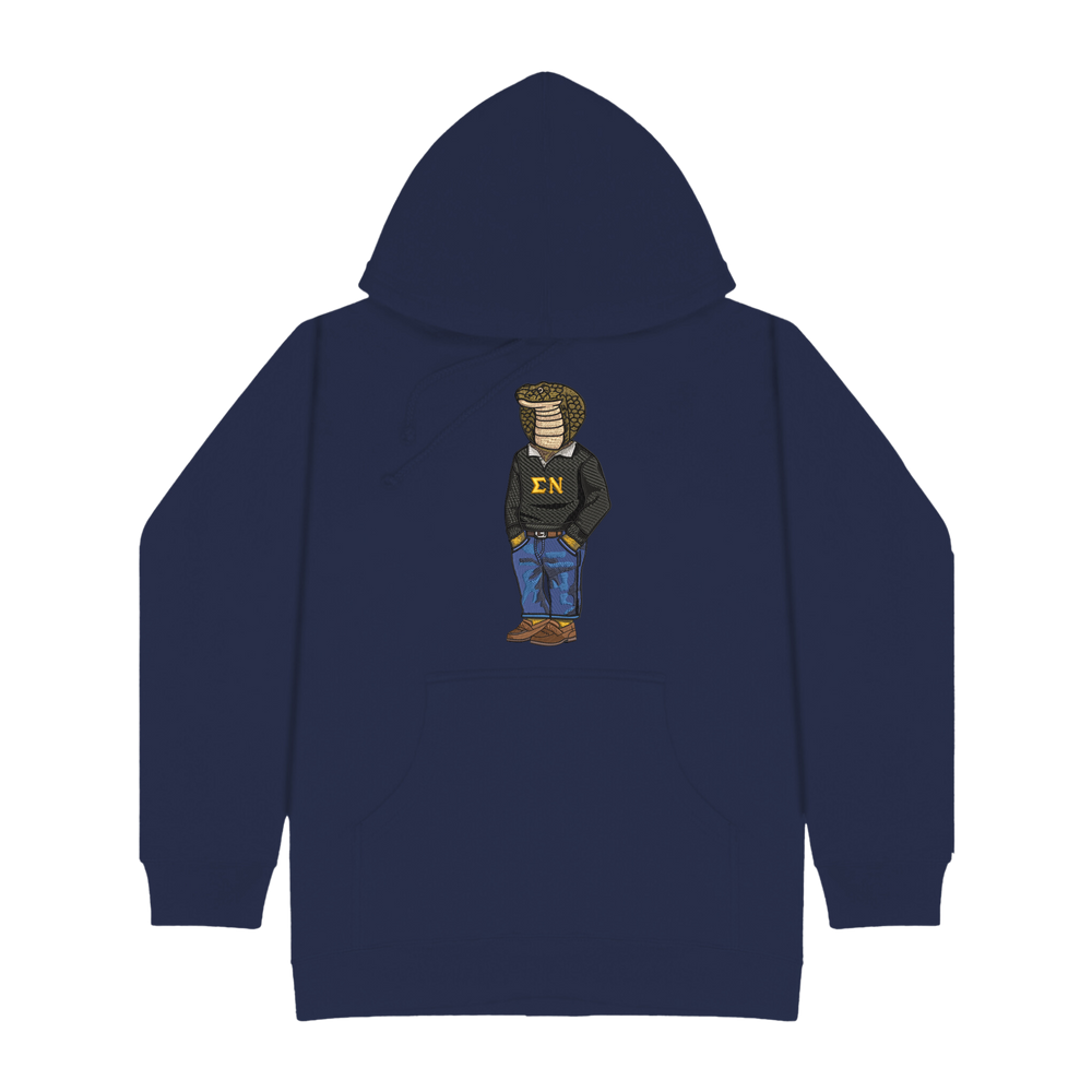 
                      
                        ΣΝ Snake Original Embroidered Hoodie
                      
                    