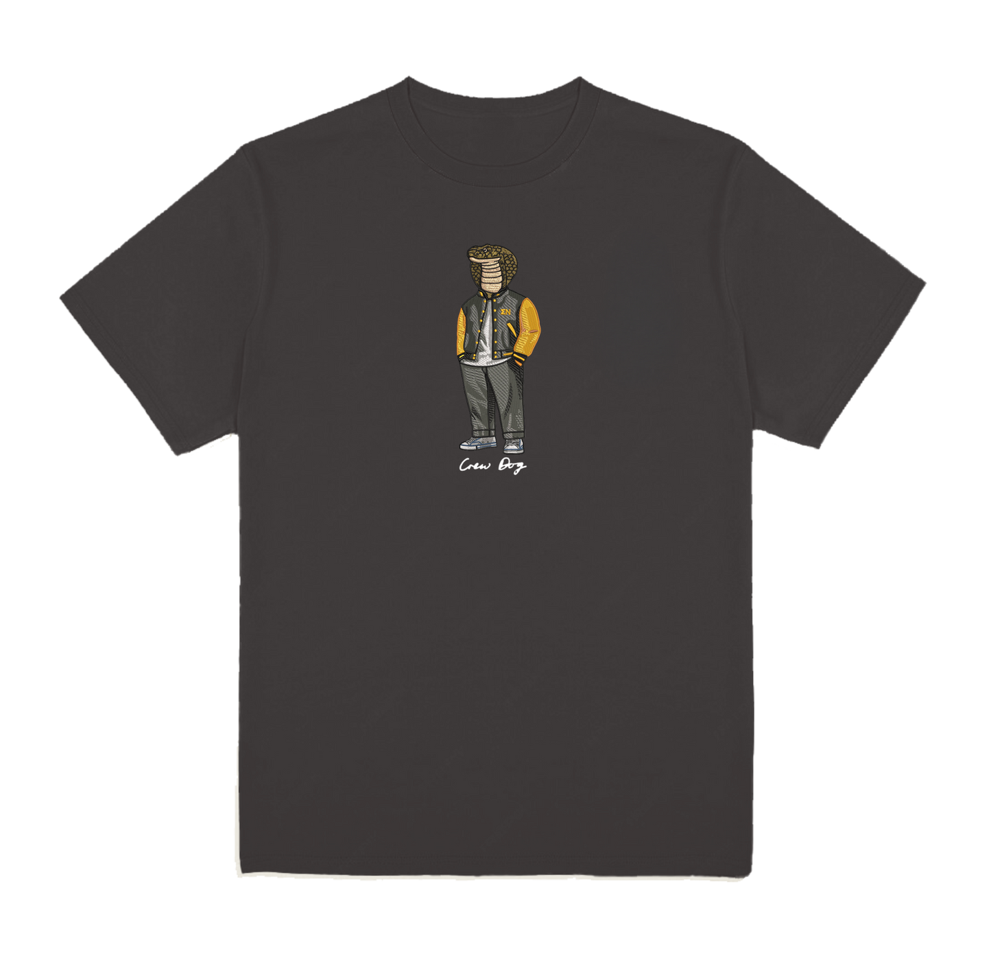 ΣΝ Snake Bucket Hat Embroidered Tee