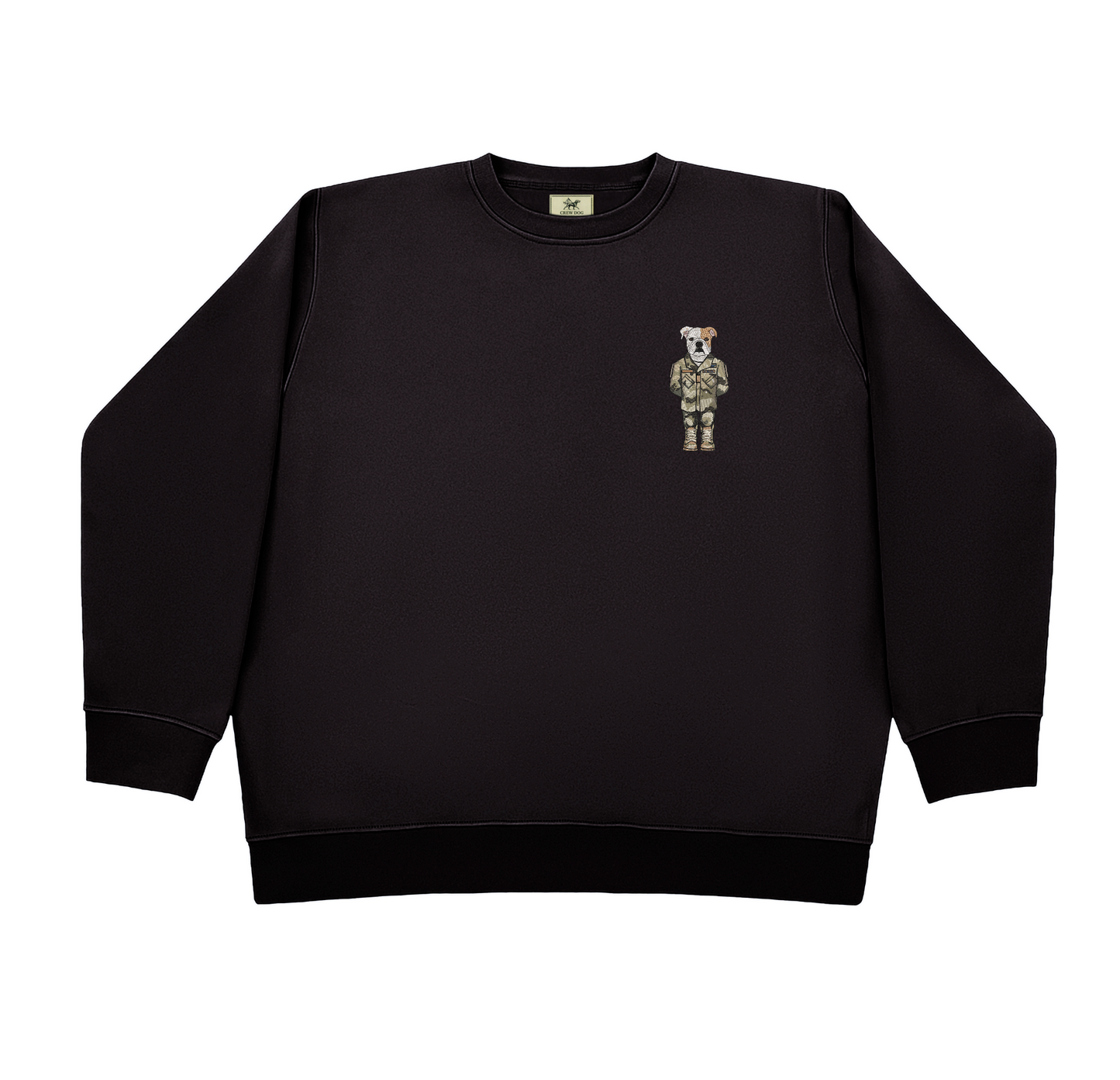 Space Operational Camo Embroidered Crewneck