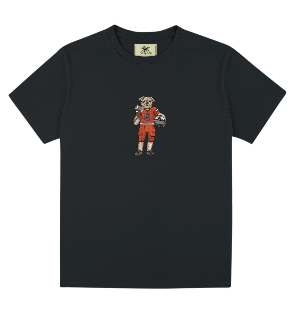 Syracuse University Football Embroidered Tee