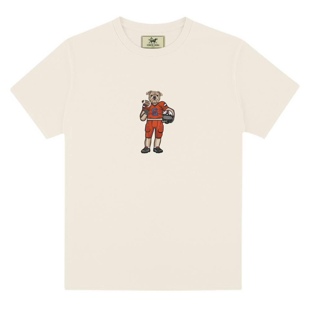 
                      
                        Syracuse University Football Embroidered Tee
                      
                    
