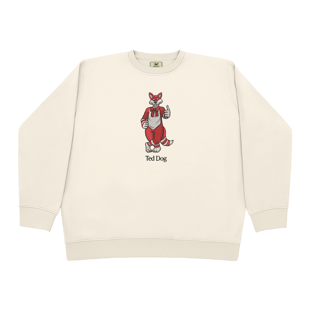 
                      
                        Ted Dog Embroidered Crewneck
                      
                    