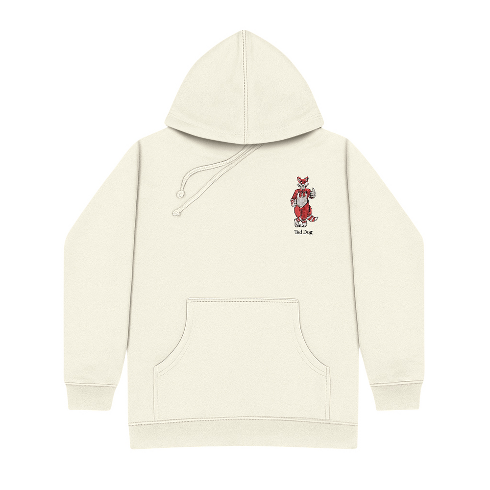
                      
                        Ted Dog Embroidered Hoodie
                      
                    