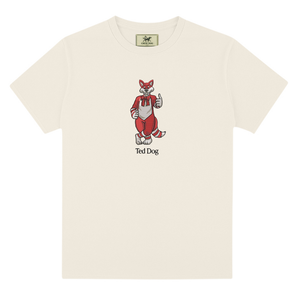 
                      
                        Ted Dog Embroidered Tee
                      
                    