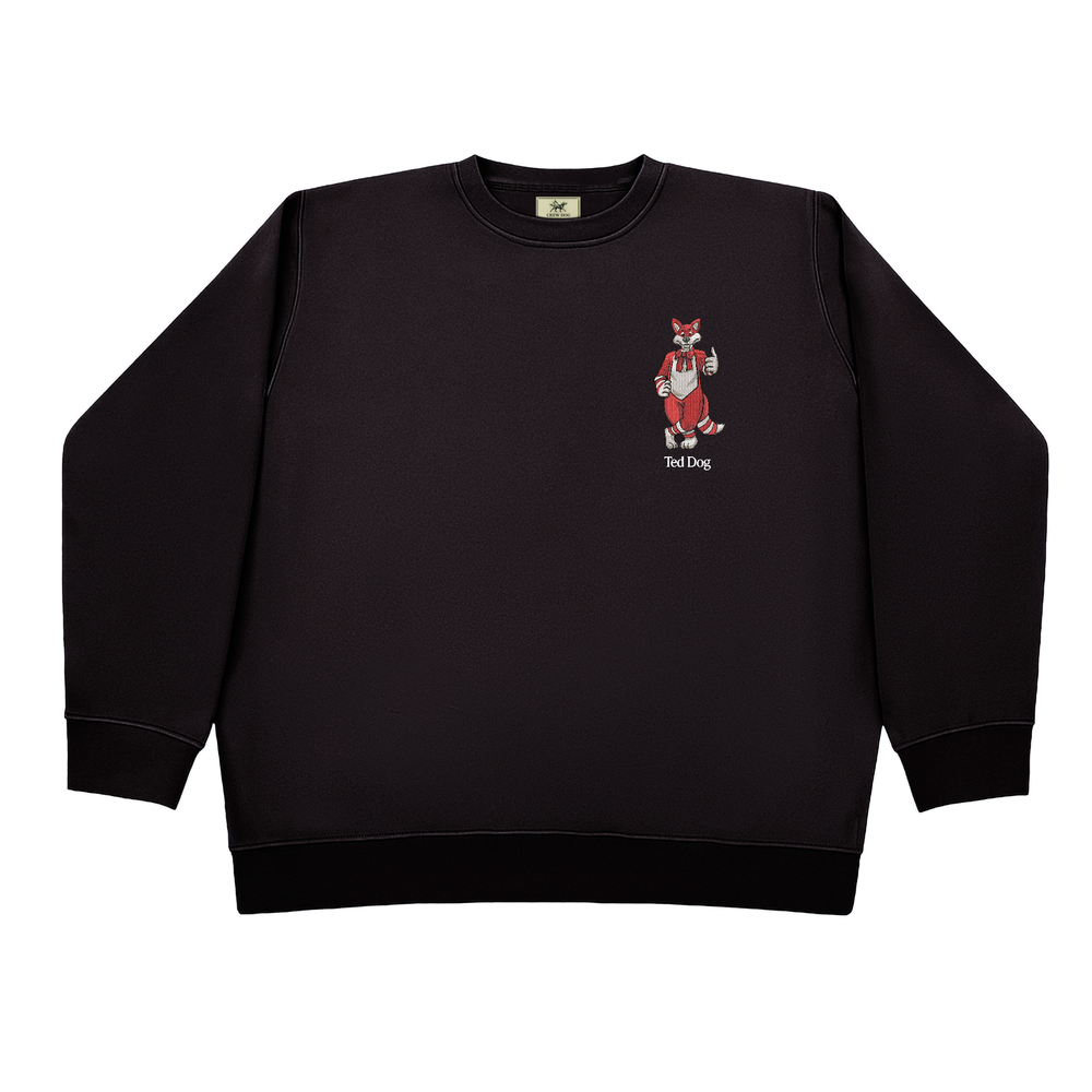 
                      
                        Ted Dog Embroidered Crewneck
                      
                    