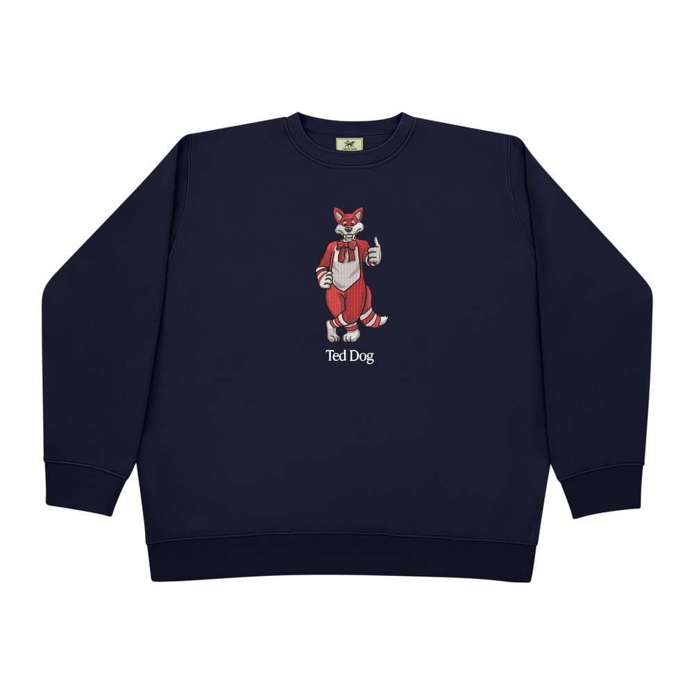 
                      
                        Ted Dog Embroidered Crewneck
                      
                    