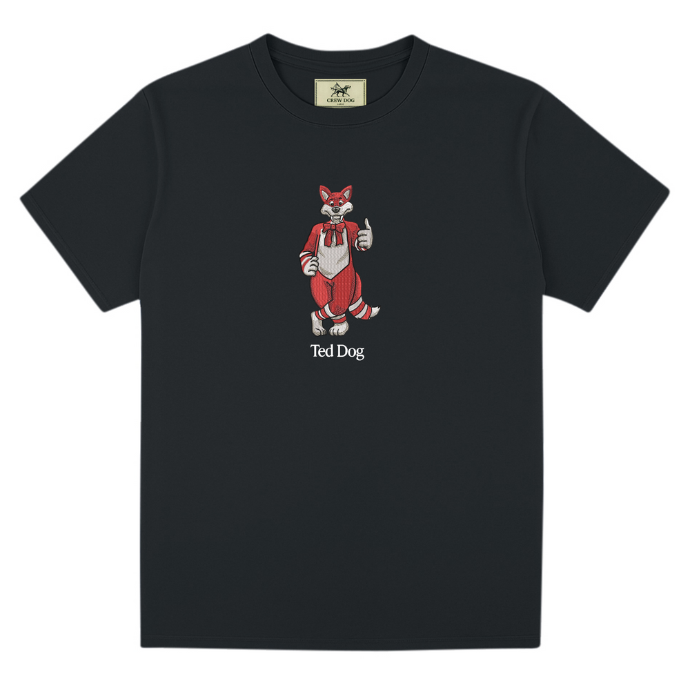 
                      
                        Ted Dog Embroidered Tee
                      
                    