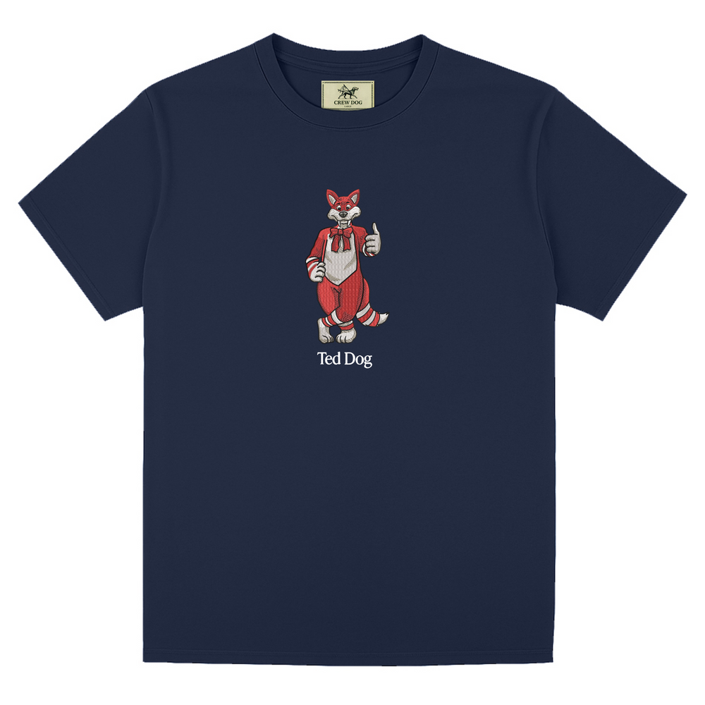 
                      
                        Ted Dog Embroidered Tee
                      
                    