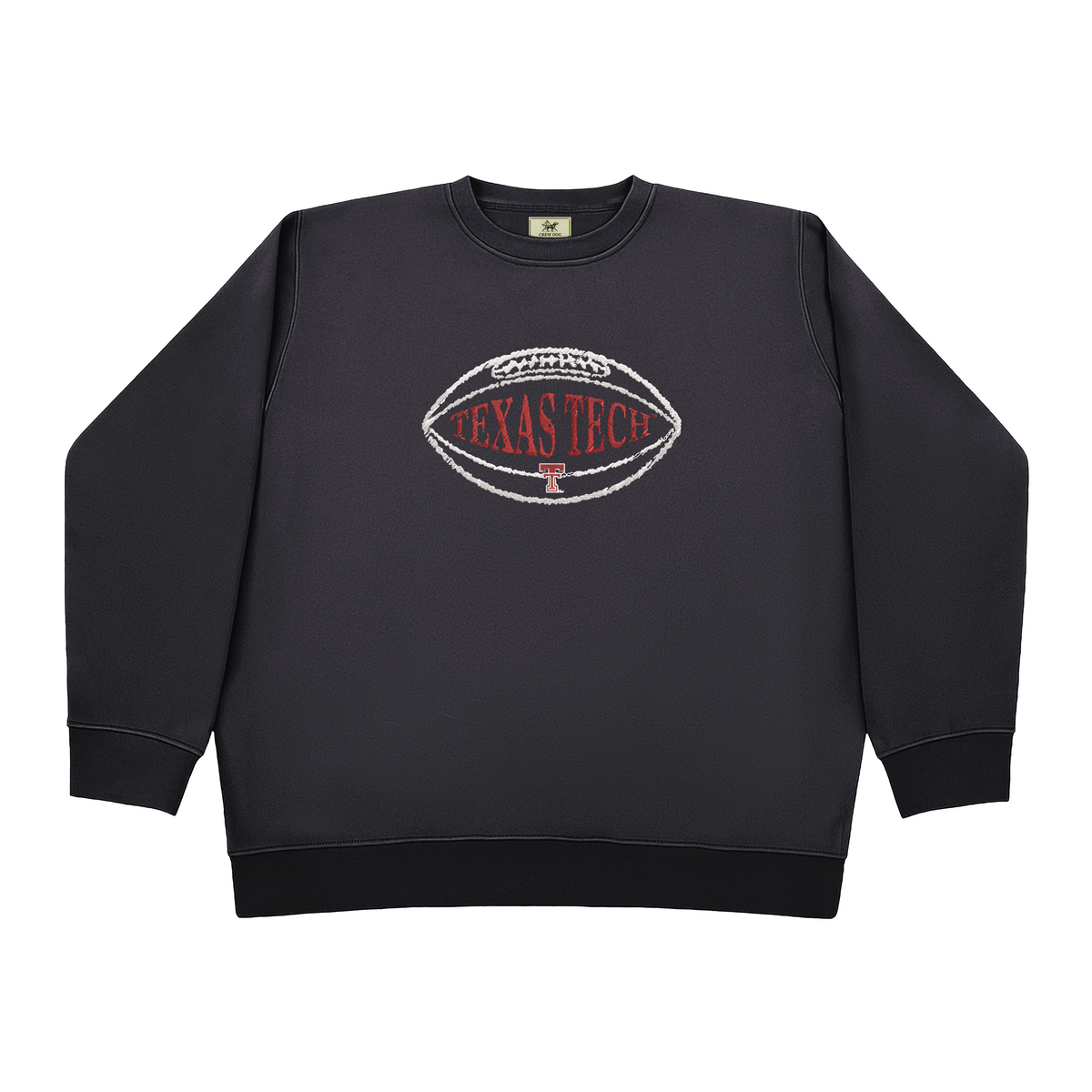 Texas Tech Heritage Embroidered Crewneck