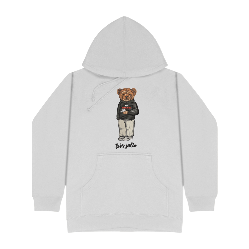 Cafe Bonjour Tres Jolie Embroidered Hoodie