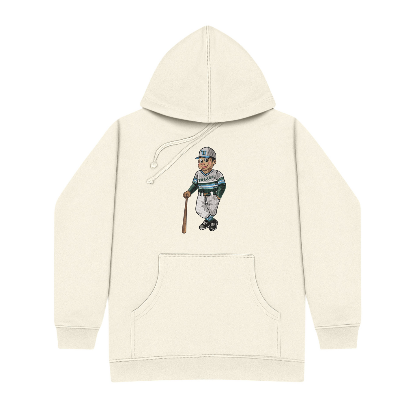 Tulane Baseball Embroidered Hoodie