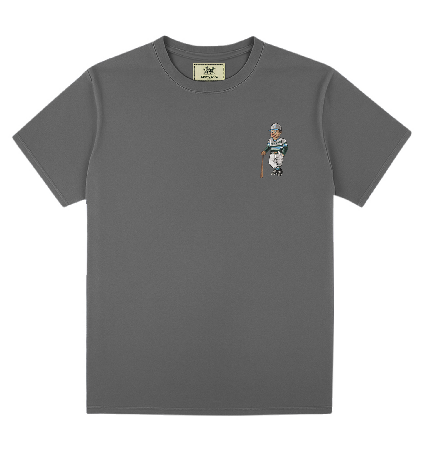 Tulane Baseball Embroidered Tee