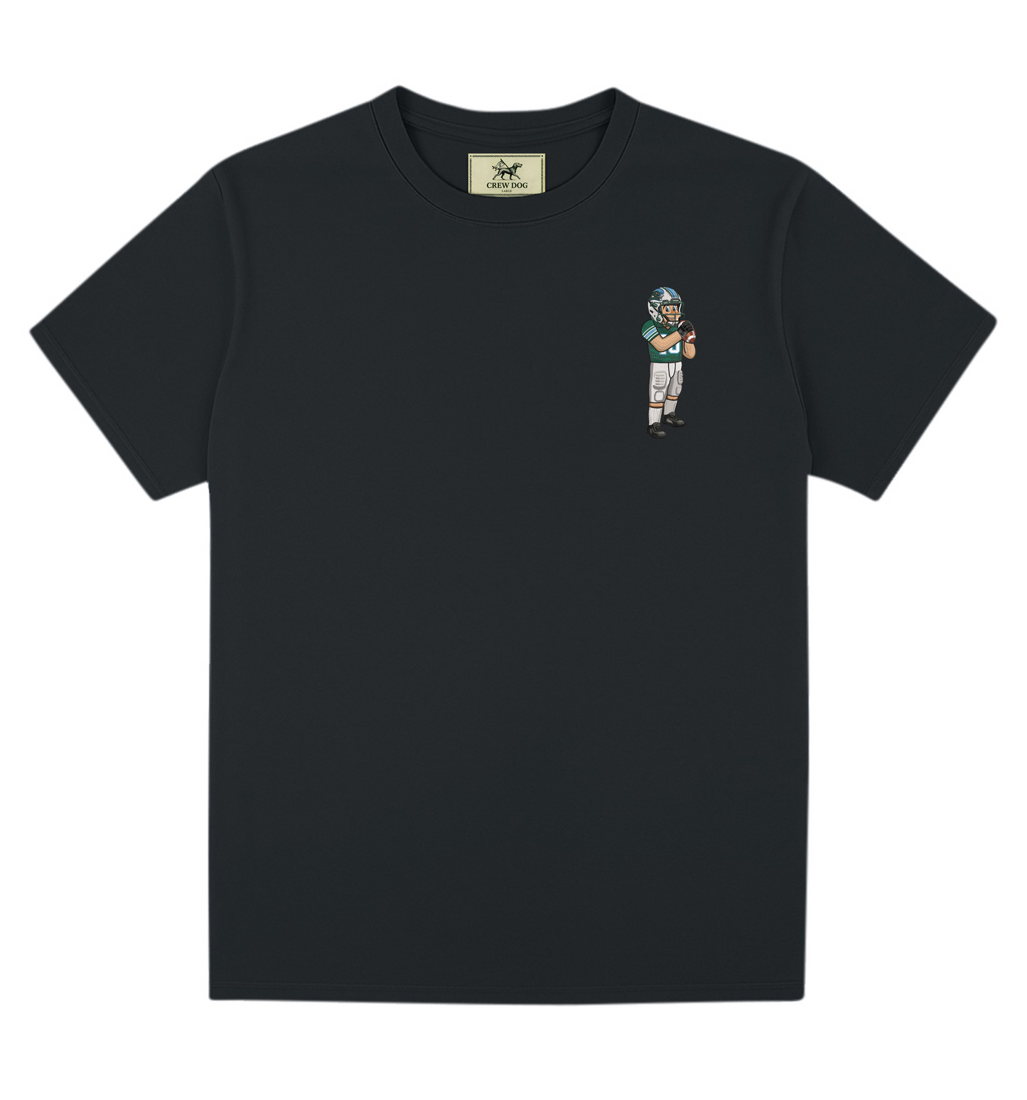 Tulane Football Embroidered Tee