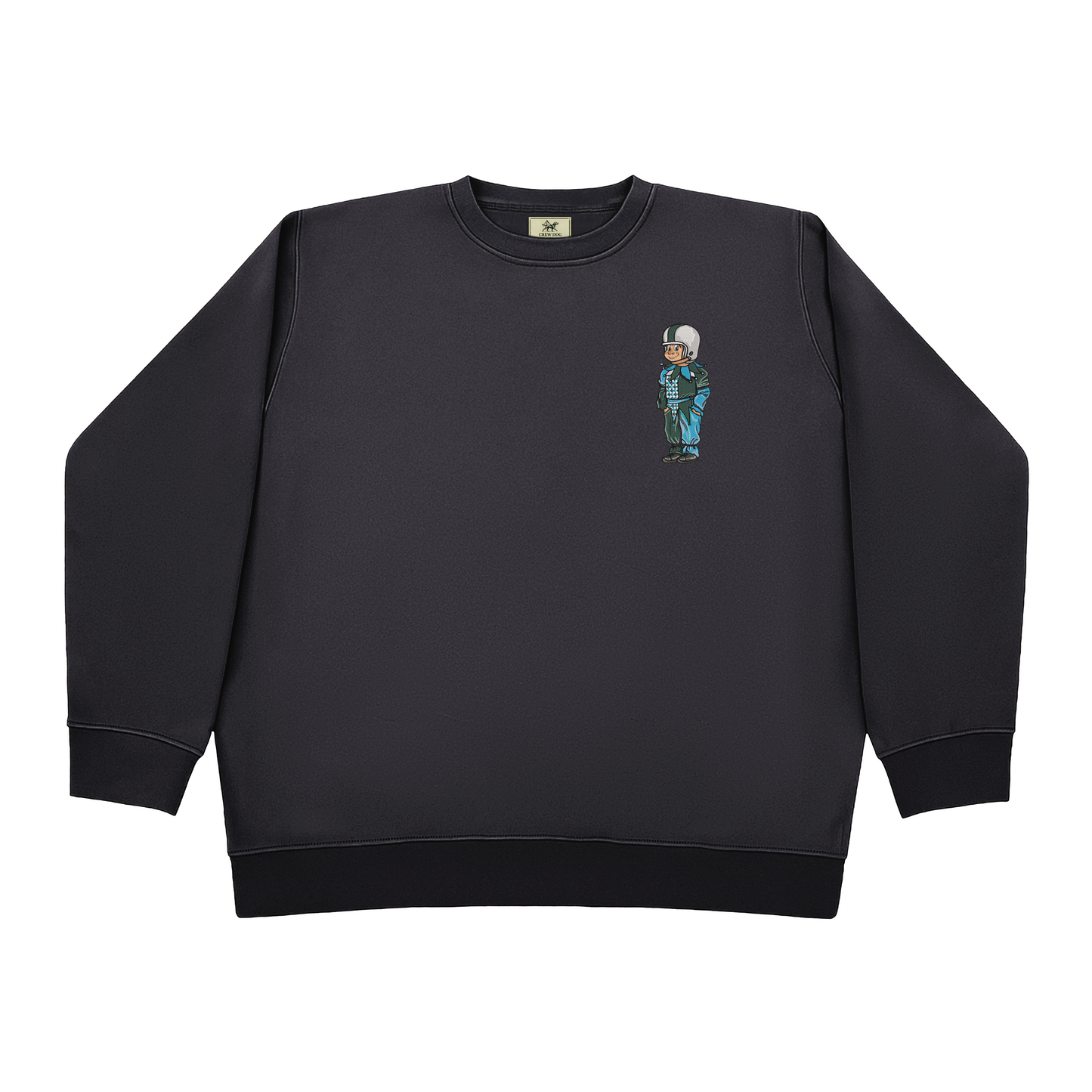 Tulane Mardi Gras Jester Embroidered Crewneck