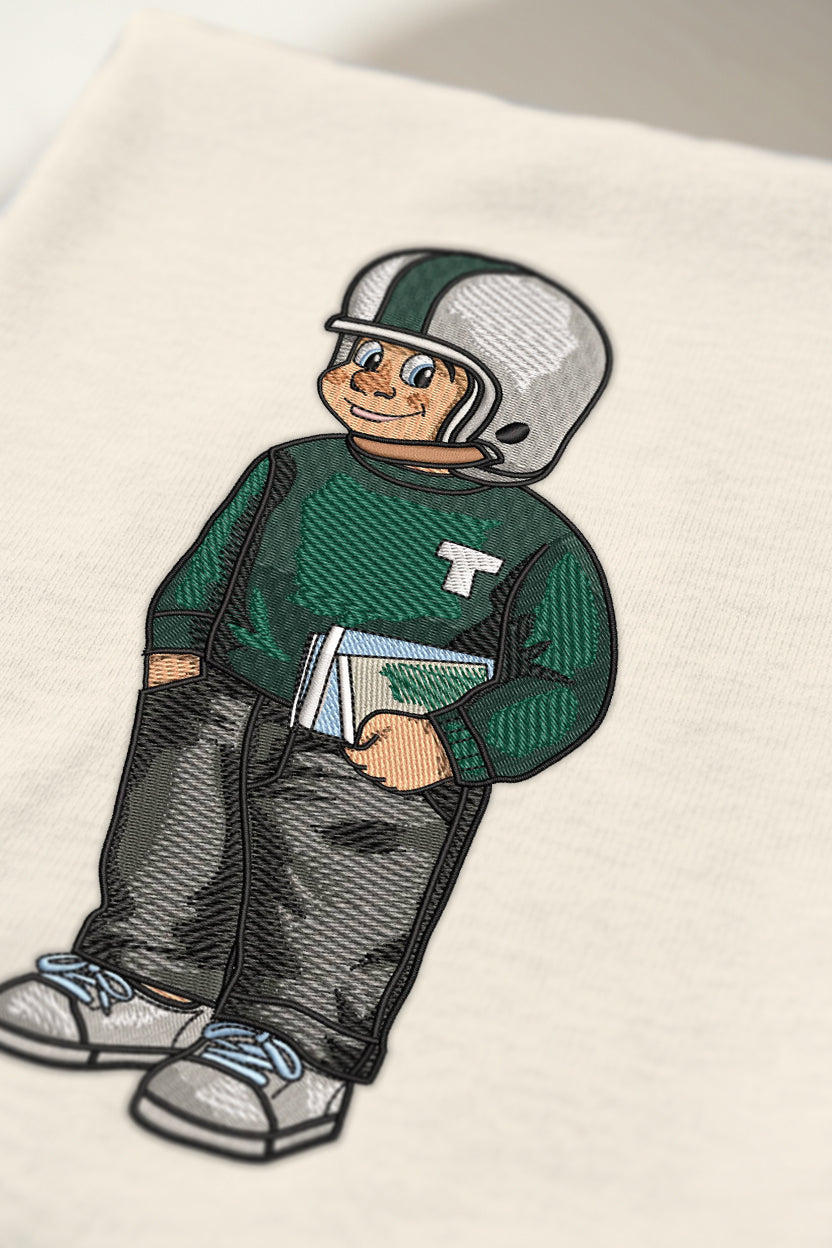 Tulane Sweater Embroidered Tee