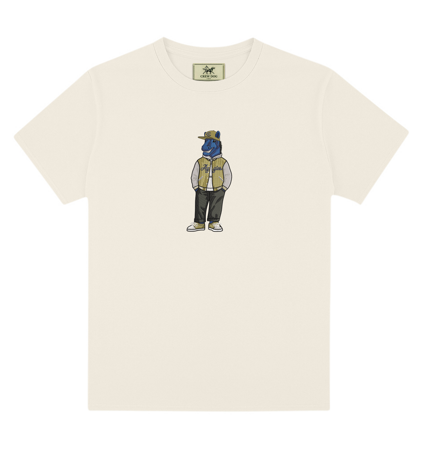 UC Davis Embroidered Tee