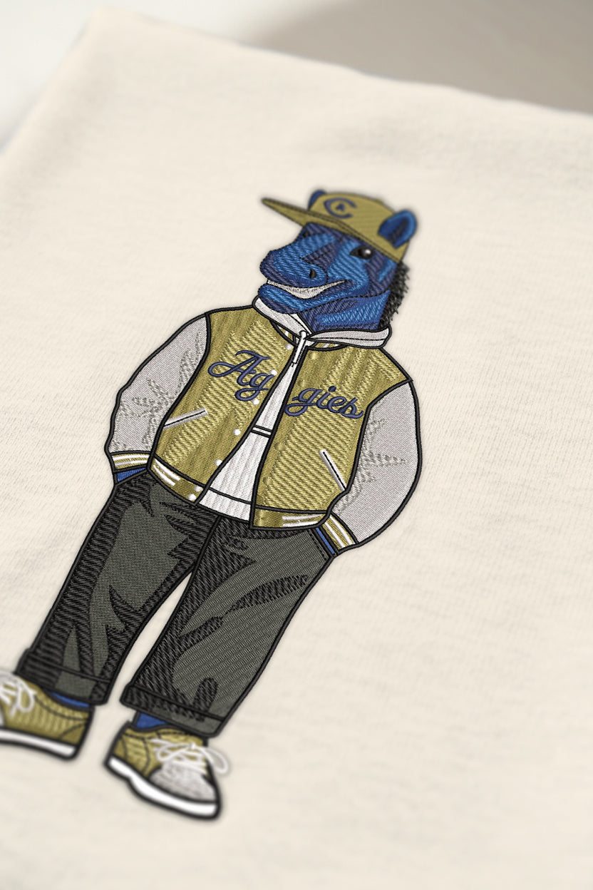UC Davis Embroidered Tee