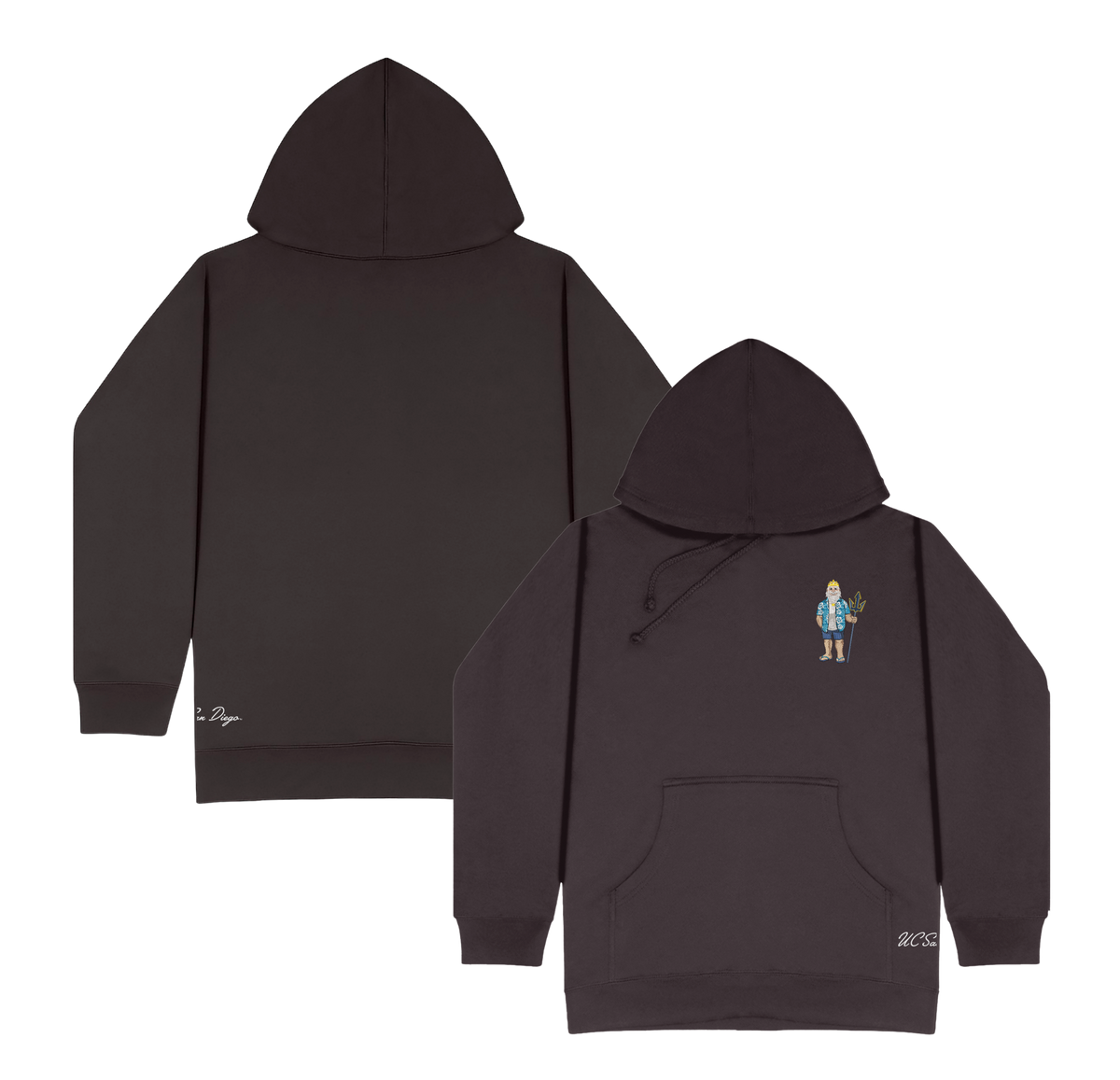 UC San Diego Hawaiian Shirt Embroidered Hoodie