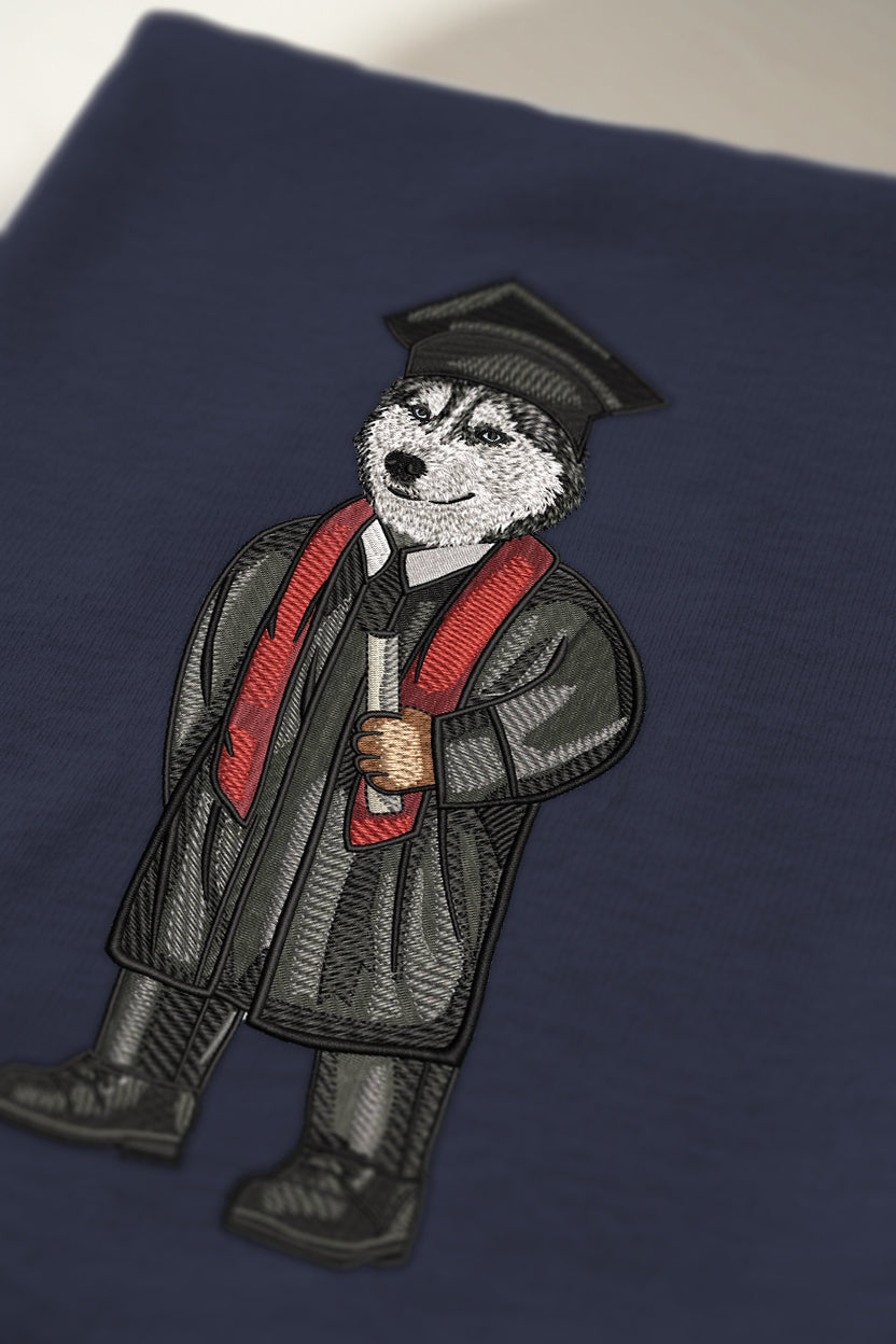 UConn Graduation Embroidered Tee