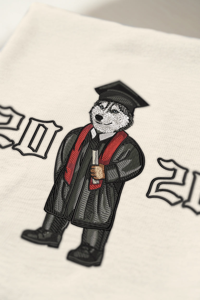 UConn Graduation 2026 Embroidered Hoodie