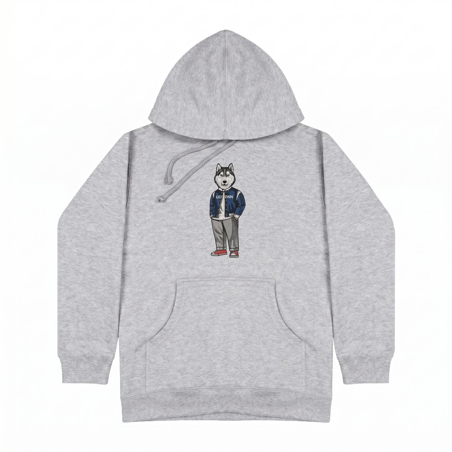 UConn Varsity Jacket Embroidered Hoodie
