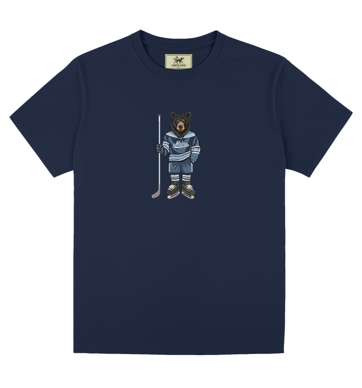 UMaine Ice Hockey Embroidered Tee