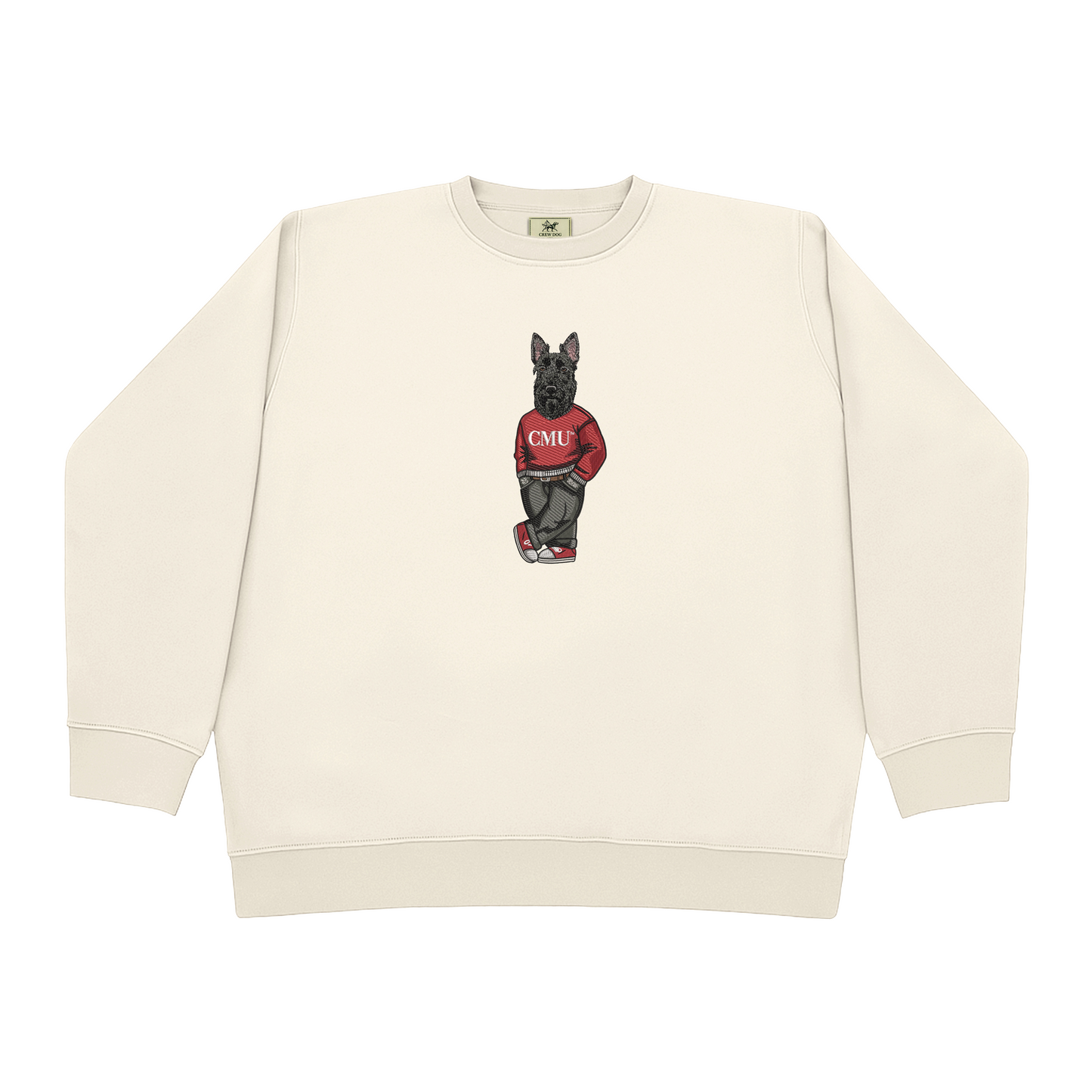 Carnegie Mellon University Embroidered Crewneck