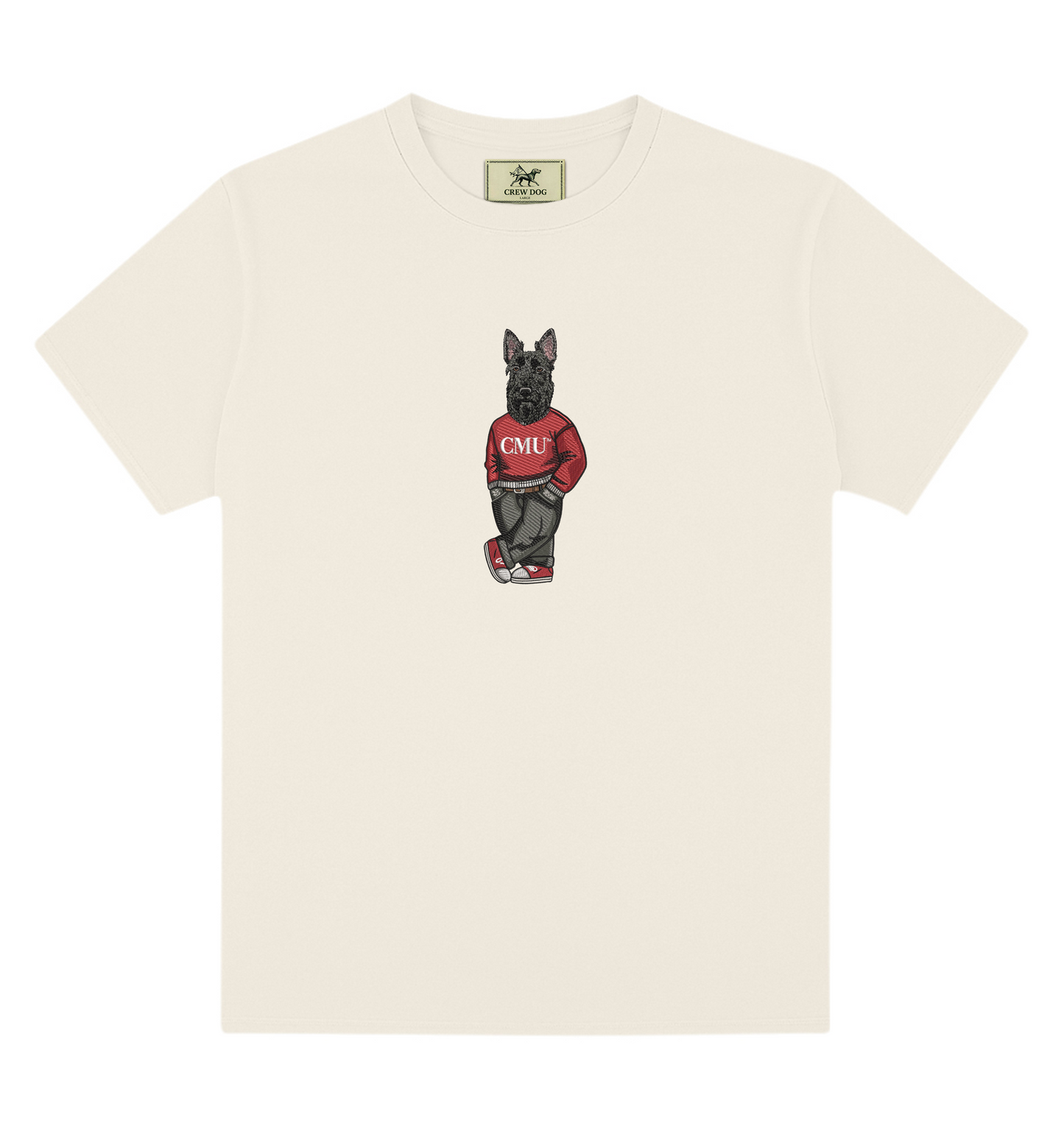 Carnegie Mellon University Embroidered Tee
