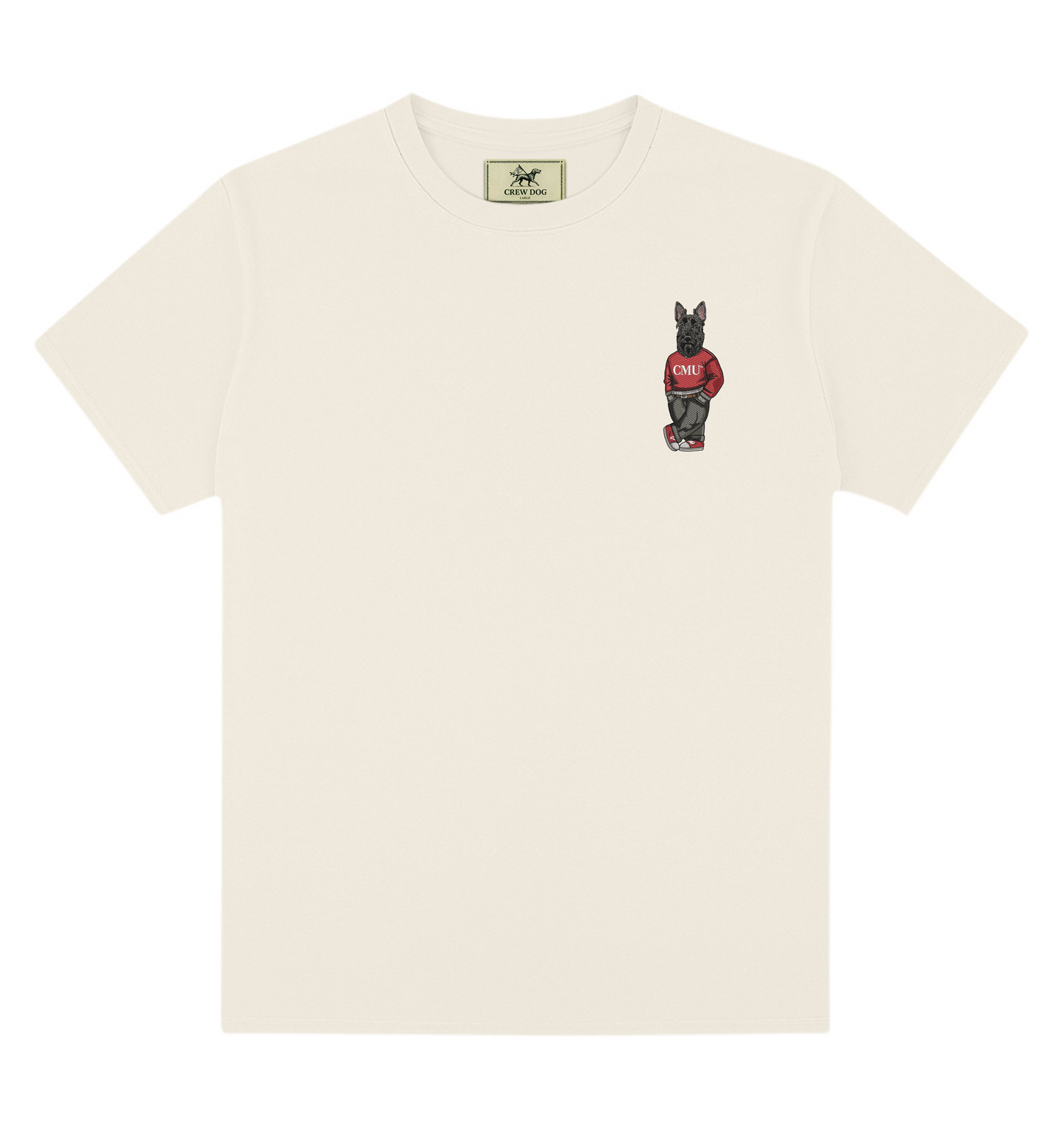 Carnegie Mellon University Embroidered Tee