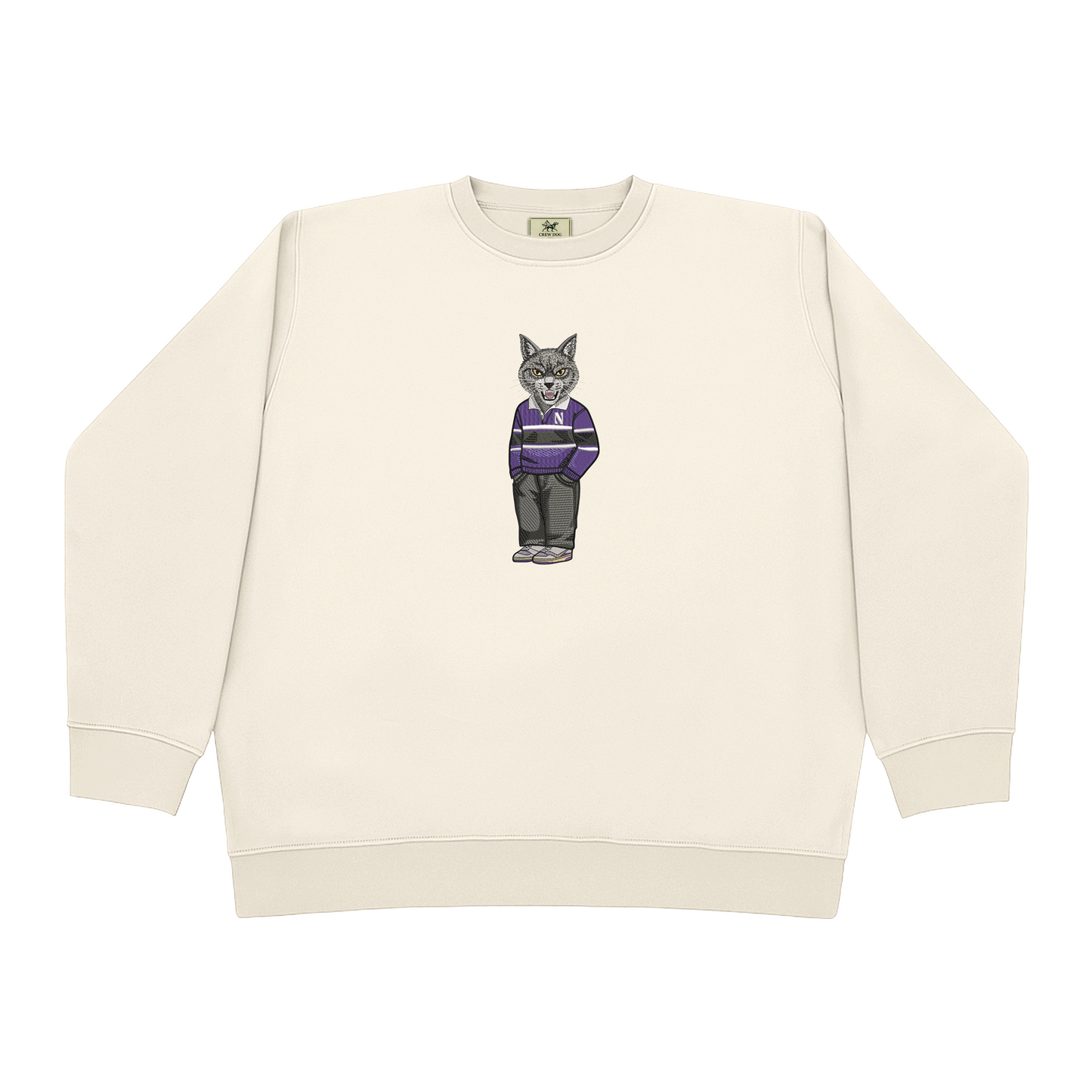 Northwestern Original Embroidered Crewneck