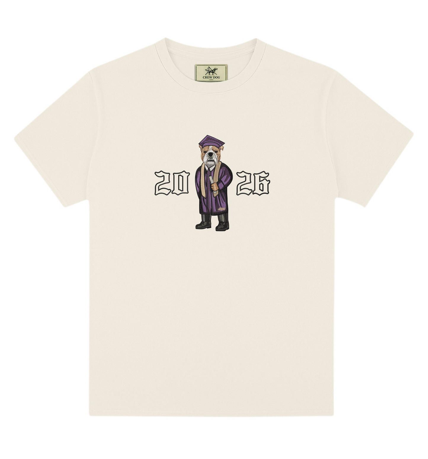 JMU Graduation 2026 Embroidered Tee