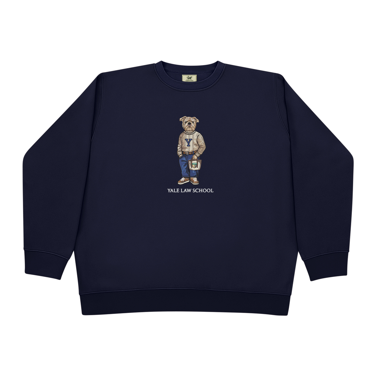 Yale Law School Embroidered Crewneck