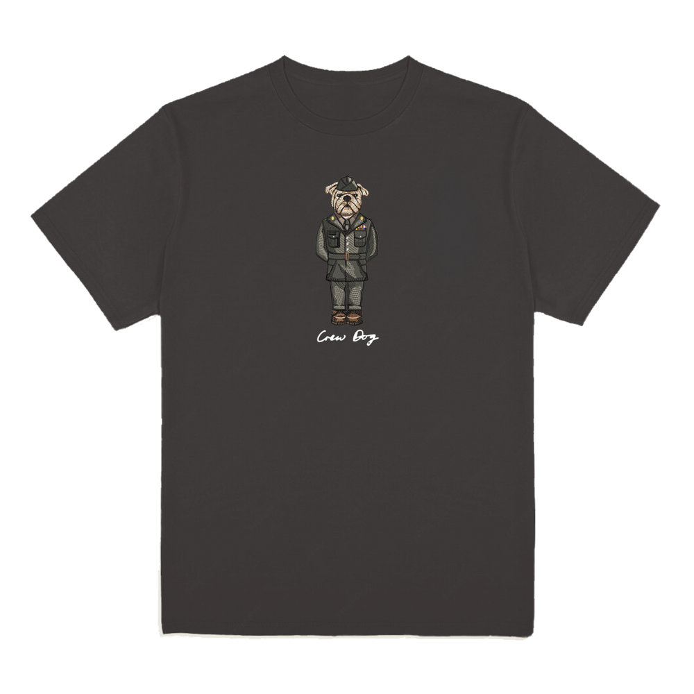 Army Green Service Uniform Embroidered Tee