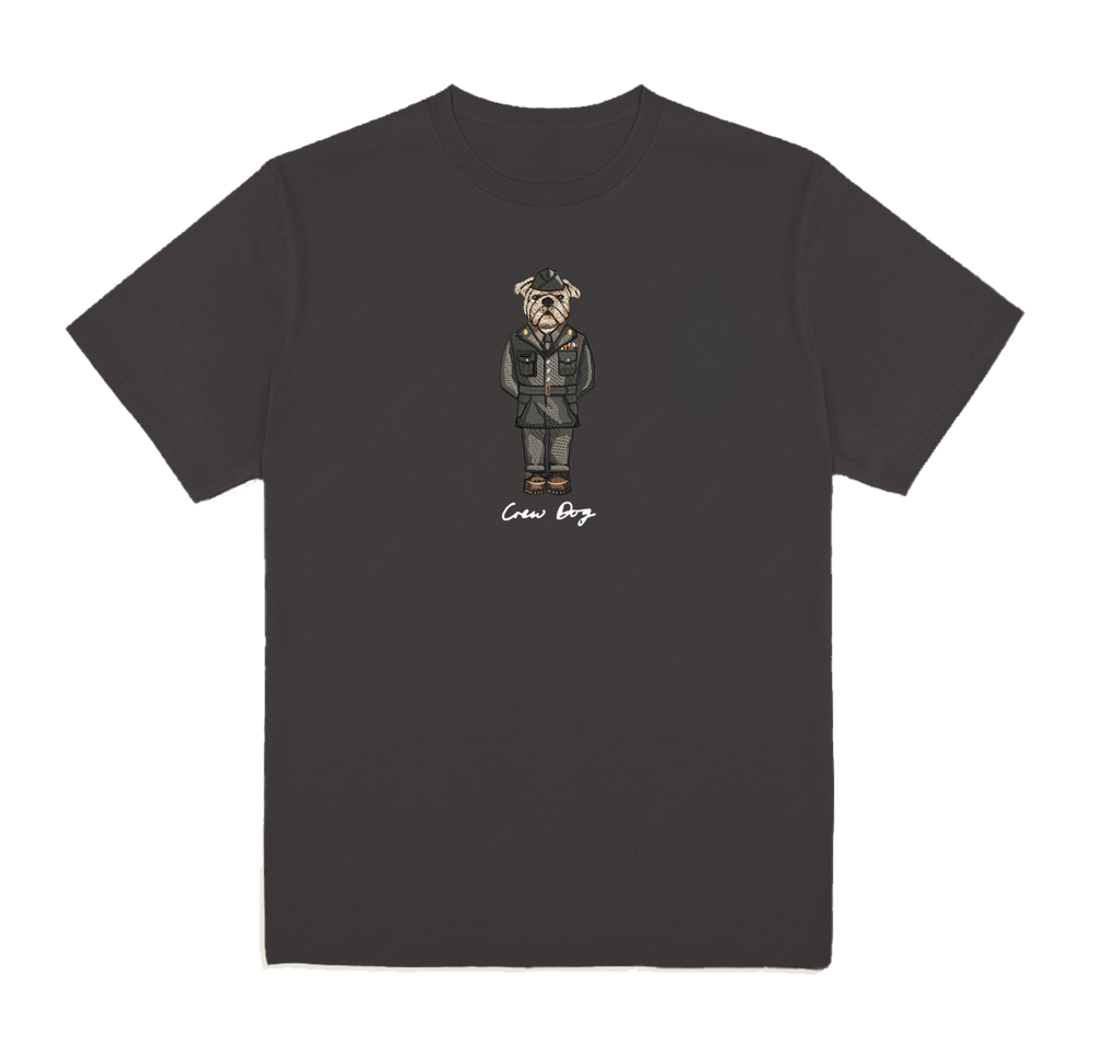 Army Green Service Uniform Embroidered Tee