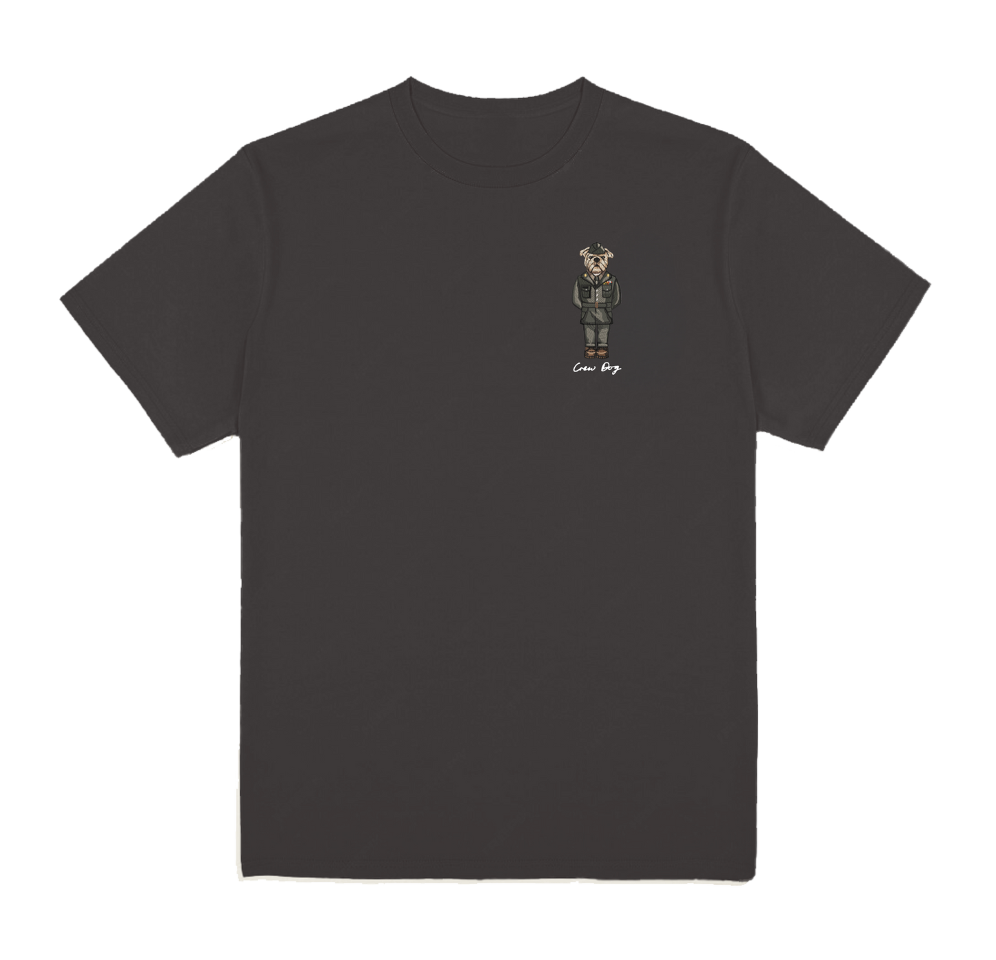 Army Green Service Uniform Embroidered Tee