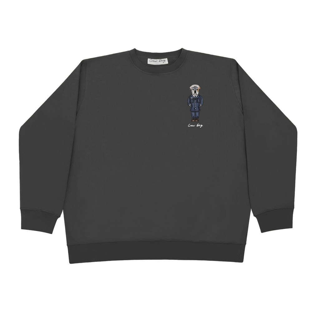 Coast Guard Dress Uniform Embroidered Crewneck