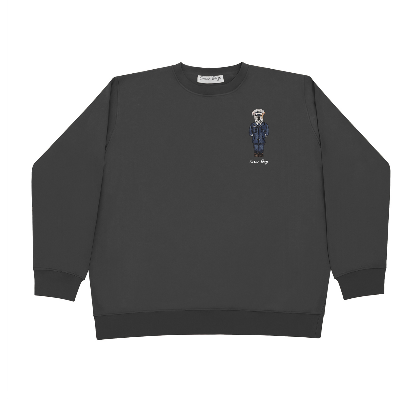 Coast Guard Dress Uniform Embroidered Crewneck