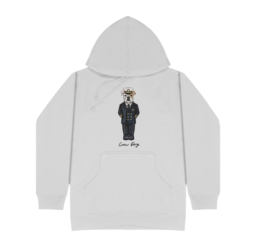 Navy Service Blues Embroidered Hoodie