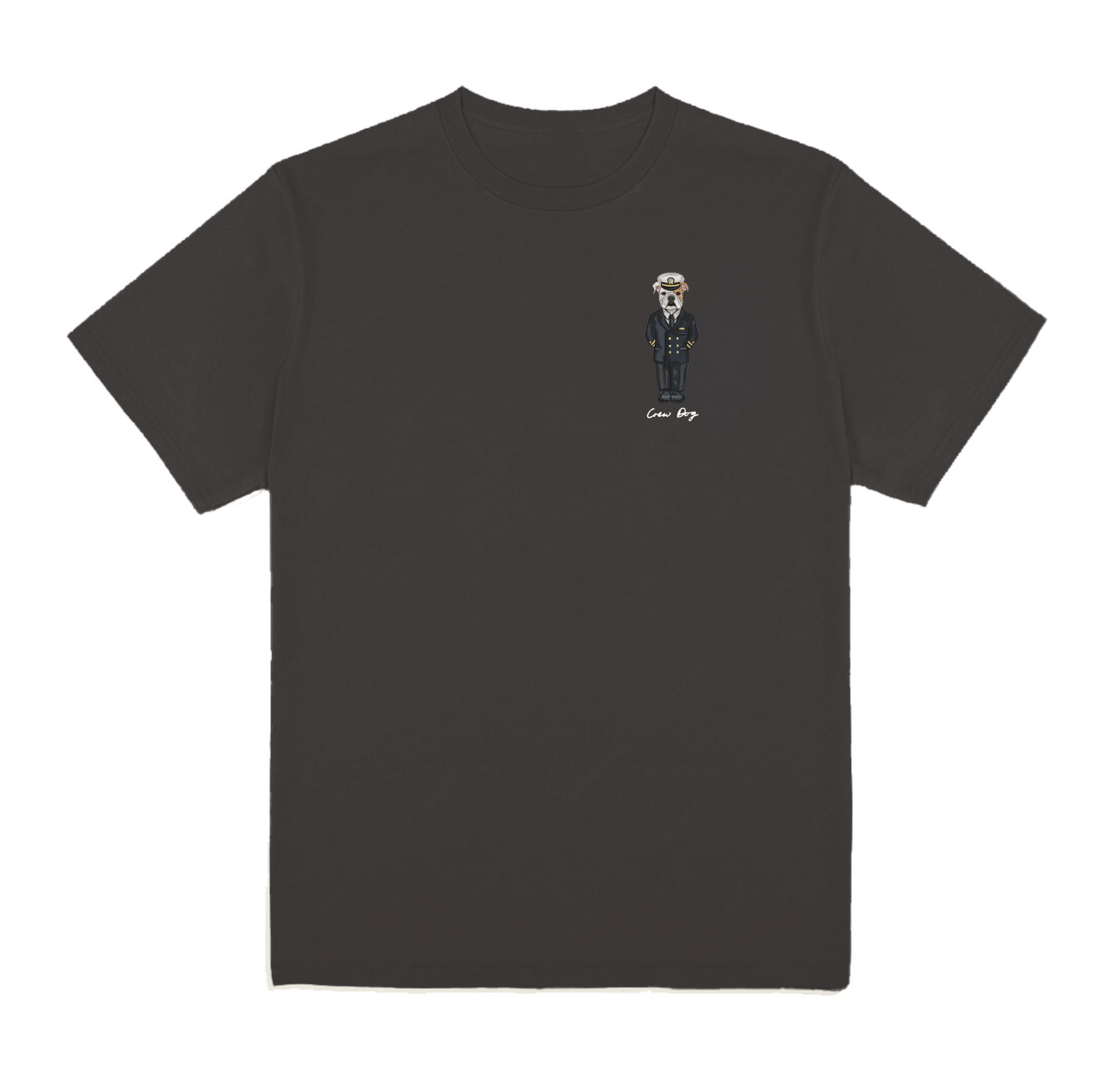 Navy Service Blues Embroidered Tee