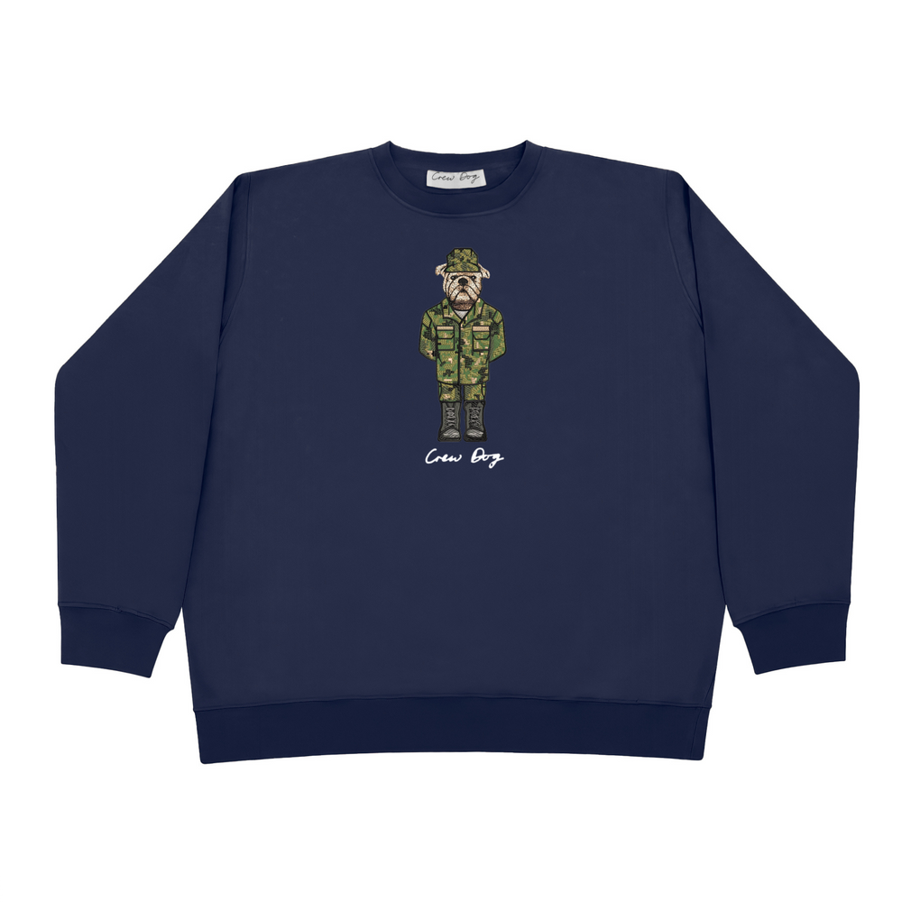 
                      
                        Navy Working Uniform Embroidered Crewneck
                      
                    