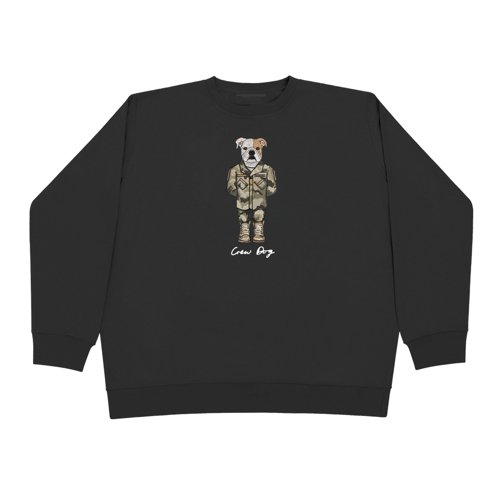 Space Operational Camo Embroidered Crewneck